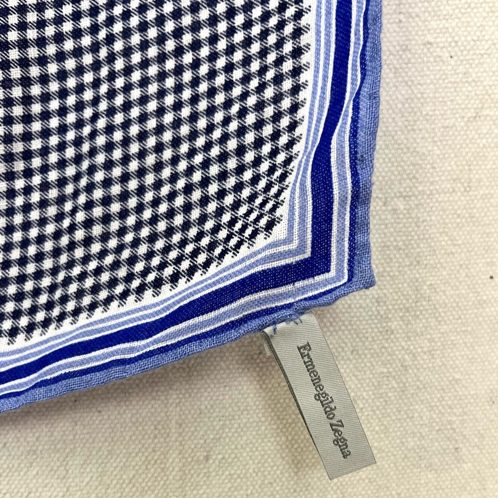 Ermenegildo Zegna Linen Square Scarf - 40cm